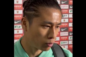 厄瓜多尔vs库拉索-11-张玉宁：我们在防守当中做得其实更出色，羡慕武磊百场纪念