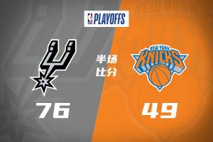 捷克vs南非-3-天王山见了？马刺76-49半场领先27分 文班16分0失误-no