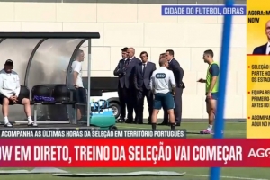 世界杯_法国vs塞内加尔-记录报：葡萄牙国家队在训练前悼念了此前离世的球迷