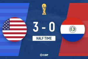 挪威vs法国-10-半场-美国暂3-0巴拉圭 巴洛贡首秀双响麦肯尼造乌龙普利西奇助攻