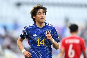 捷克vs南非-5-伊东纯也：对远藤航的离开内心五味杂陈，与荷兰的比赛要做好开局