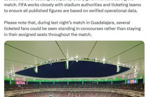 世界杯_墨西哥vs韩国-上座率遭质疑，FIFA回应：人数统计依据门票扫描和实际到场观众数