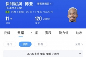 英格兰vs克罗地亚-11-苗原：河南看上葡超前锋保利尼奥·博亚，姆布拉的位置